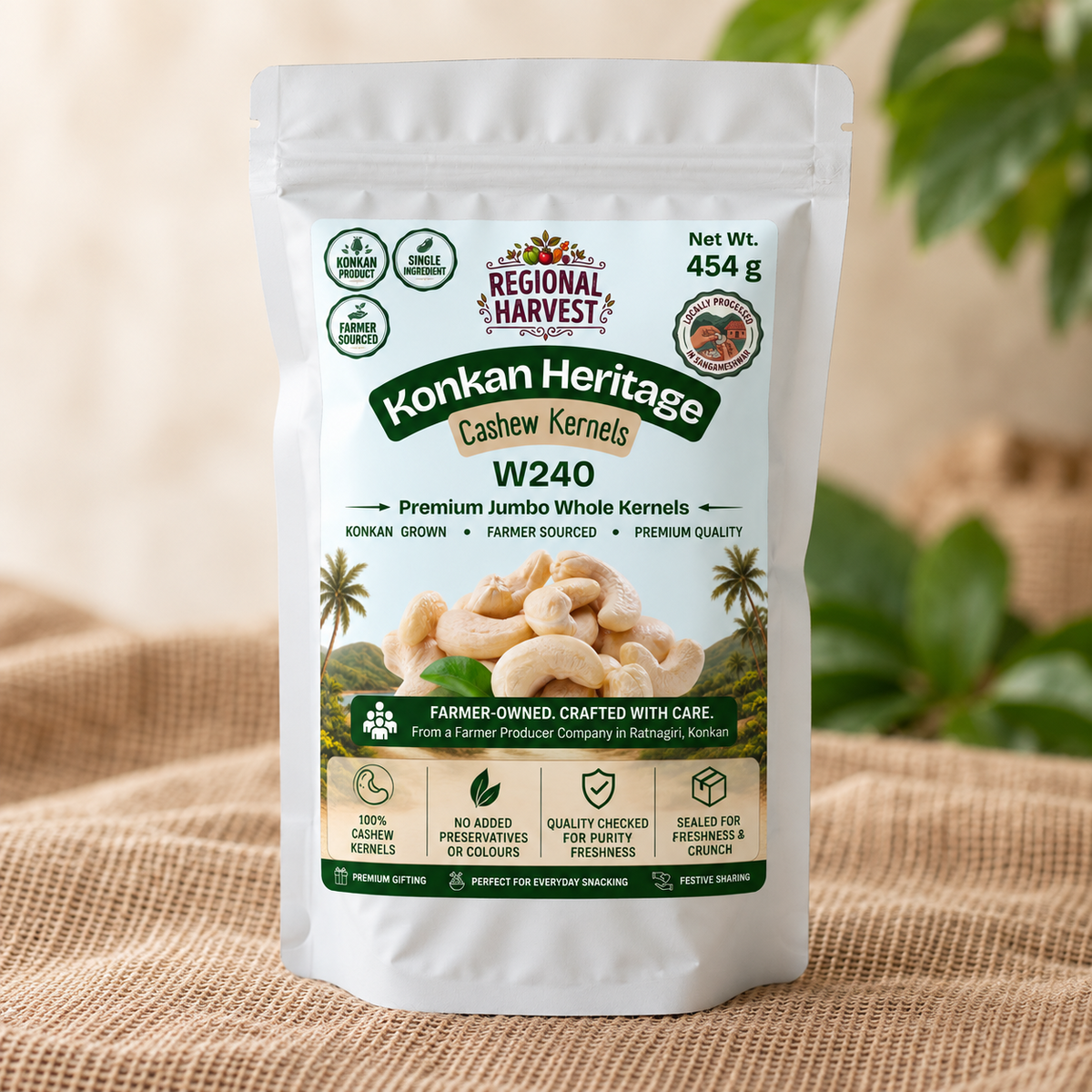 Regional Harvest Konkan Cashew W240 454g